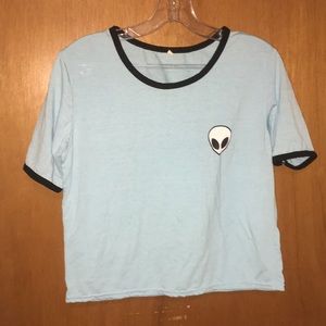 💥4/$20💥NWOT baby blue alien baby-t